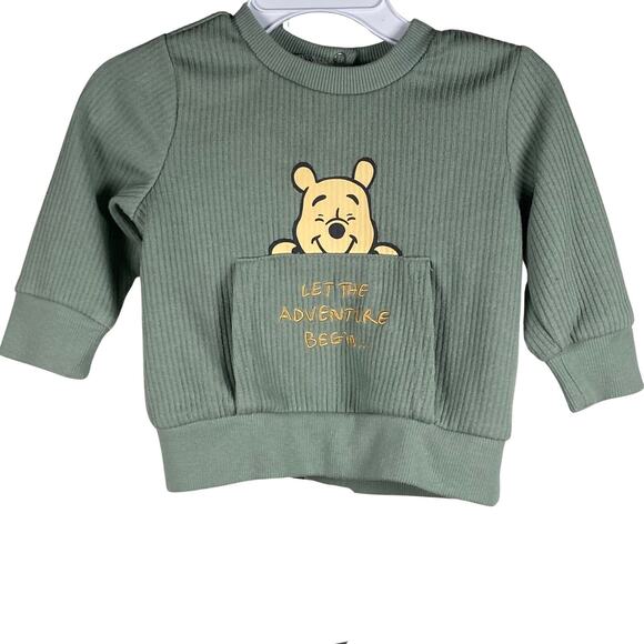 Disney Baby Winnie the Pooh Pullover Pocket Sweatshirt Infant 3-6M - Picture 1 of 5